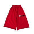 I Love Ends Sweatshorts Red
