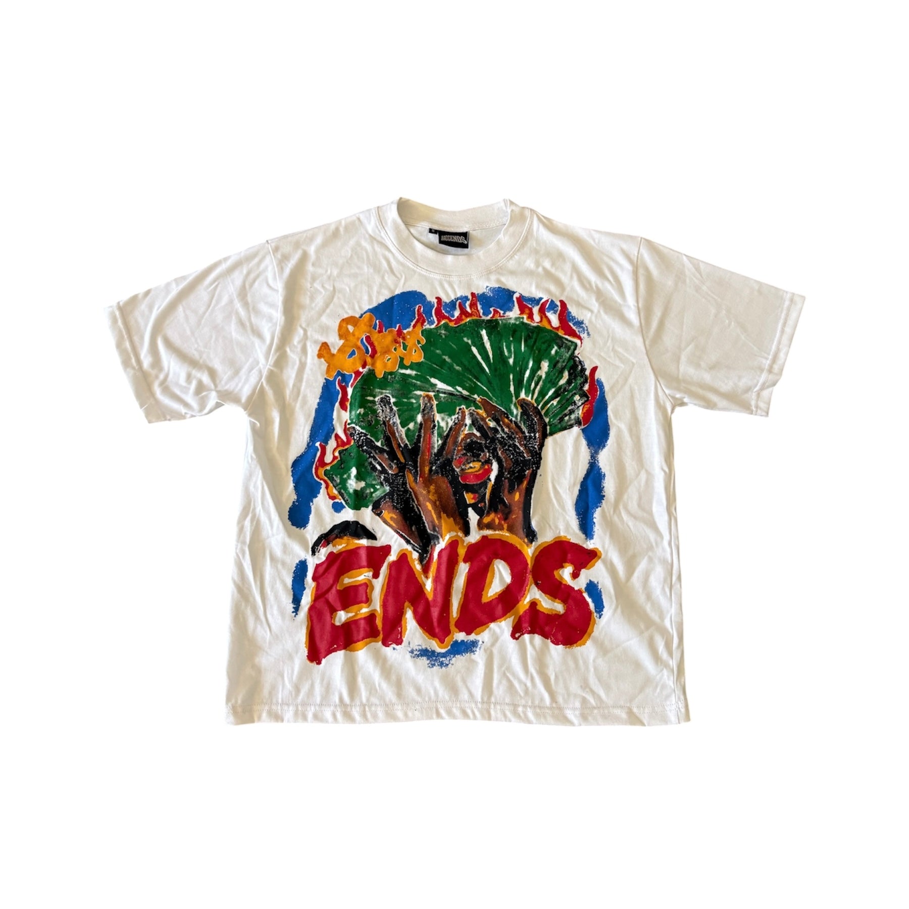 Money Spread Tee White