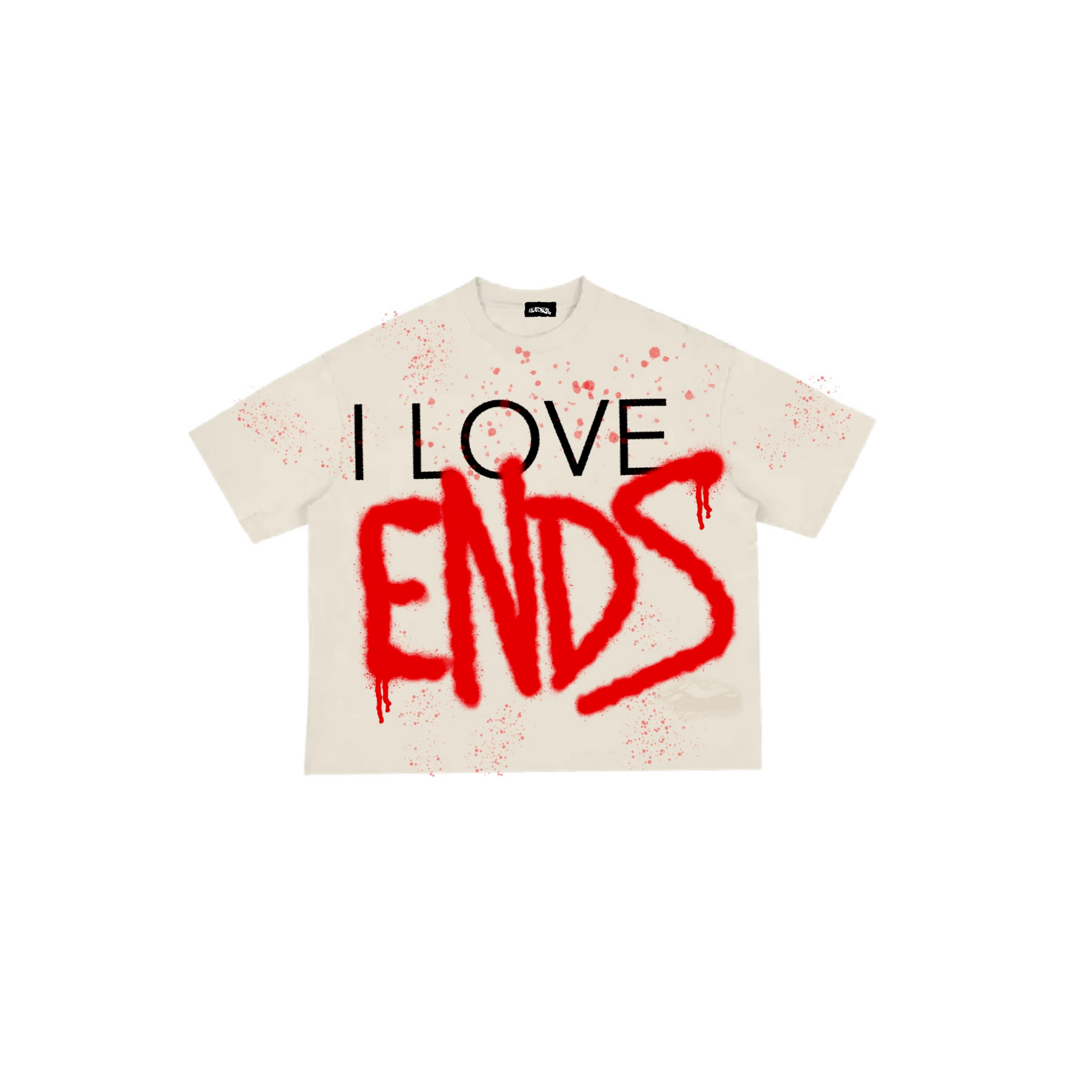 I Love Ends Tee Red