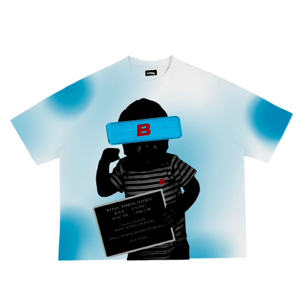 Mugshot Tee Turqouise