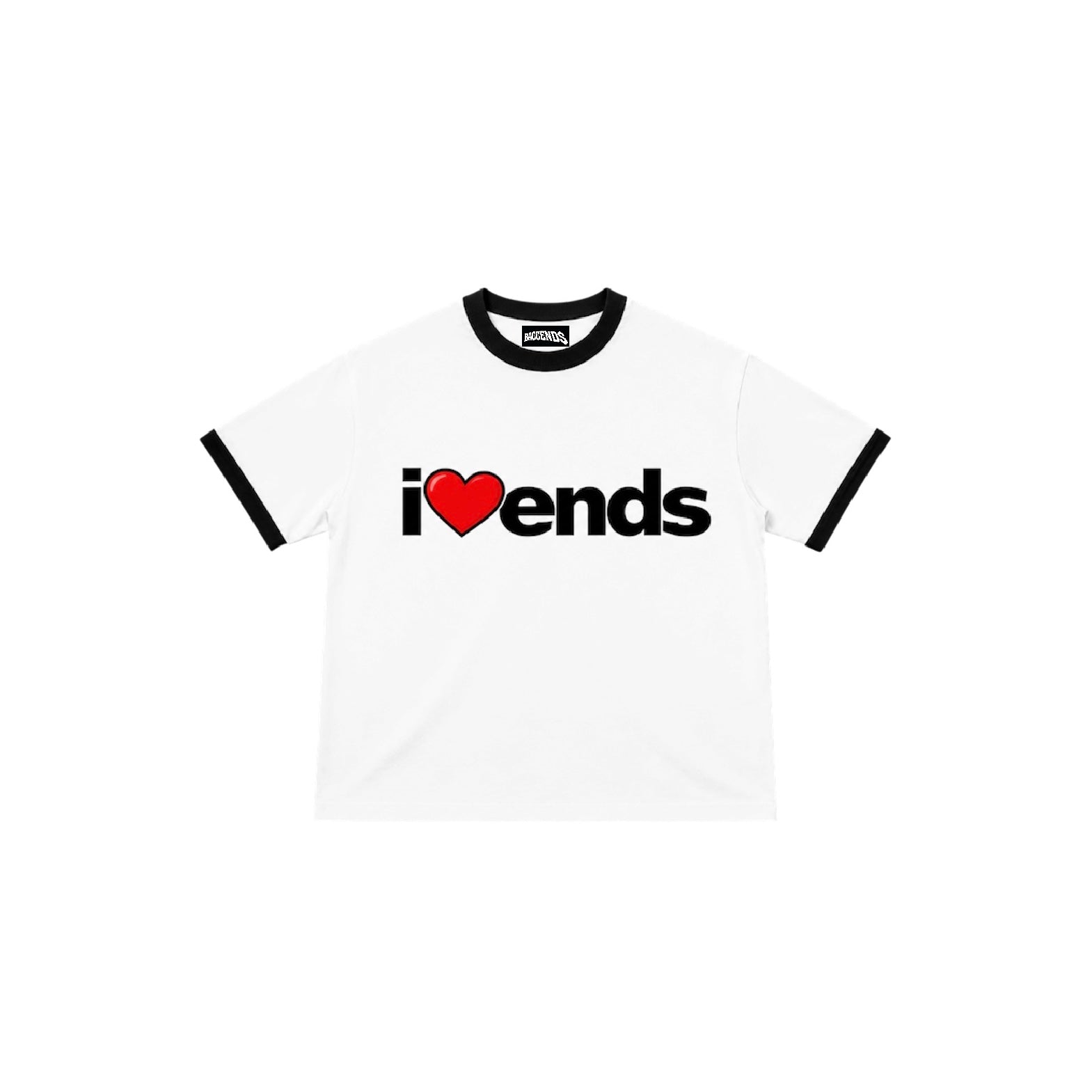 I Love Ends Tee Black