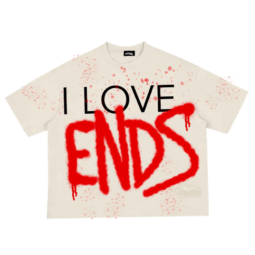I Love Ends Tee Red