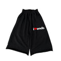 I Love Ends Sweatshorts Black