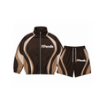 I Love Ends Short Set Brown
