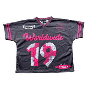 Worldwide Jersey Pink & Grey