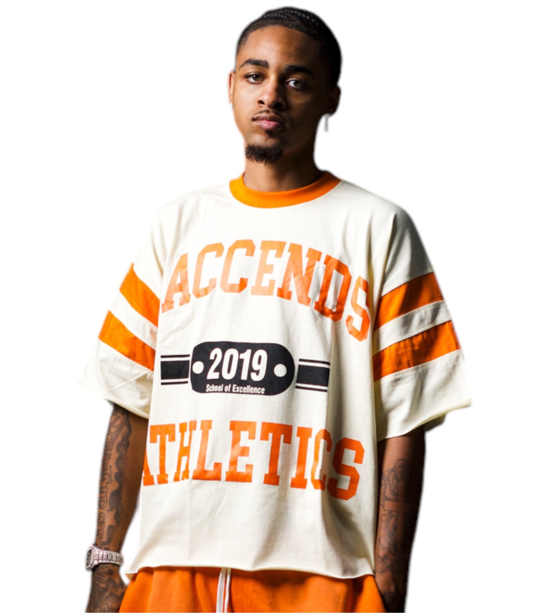 Athletics Tee Orange